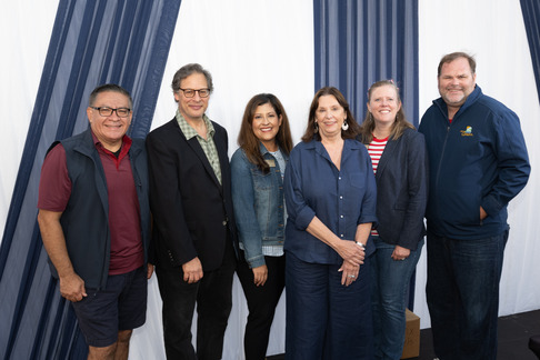 Goleta City Council with Congressman Salud Carbajal 