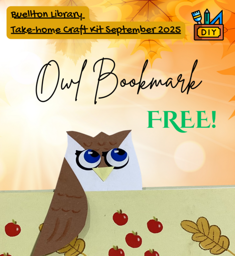 September Owl Bookmark - GU