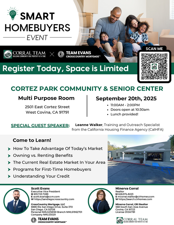 Homebuyers Workshop in West Covina on September 20, 2025