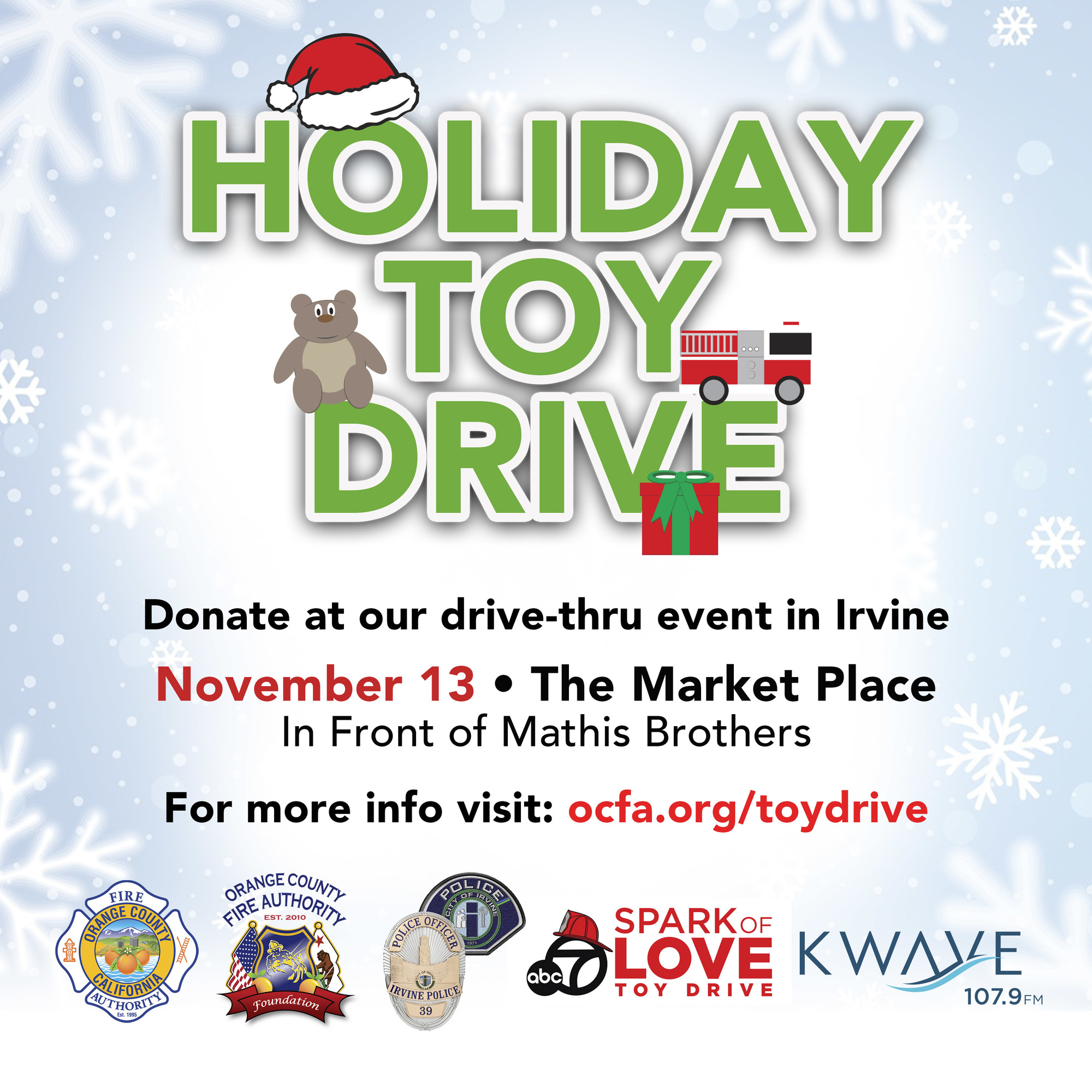 Holiday Toy Drive The Market Place