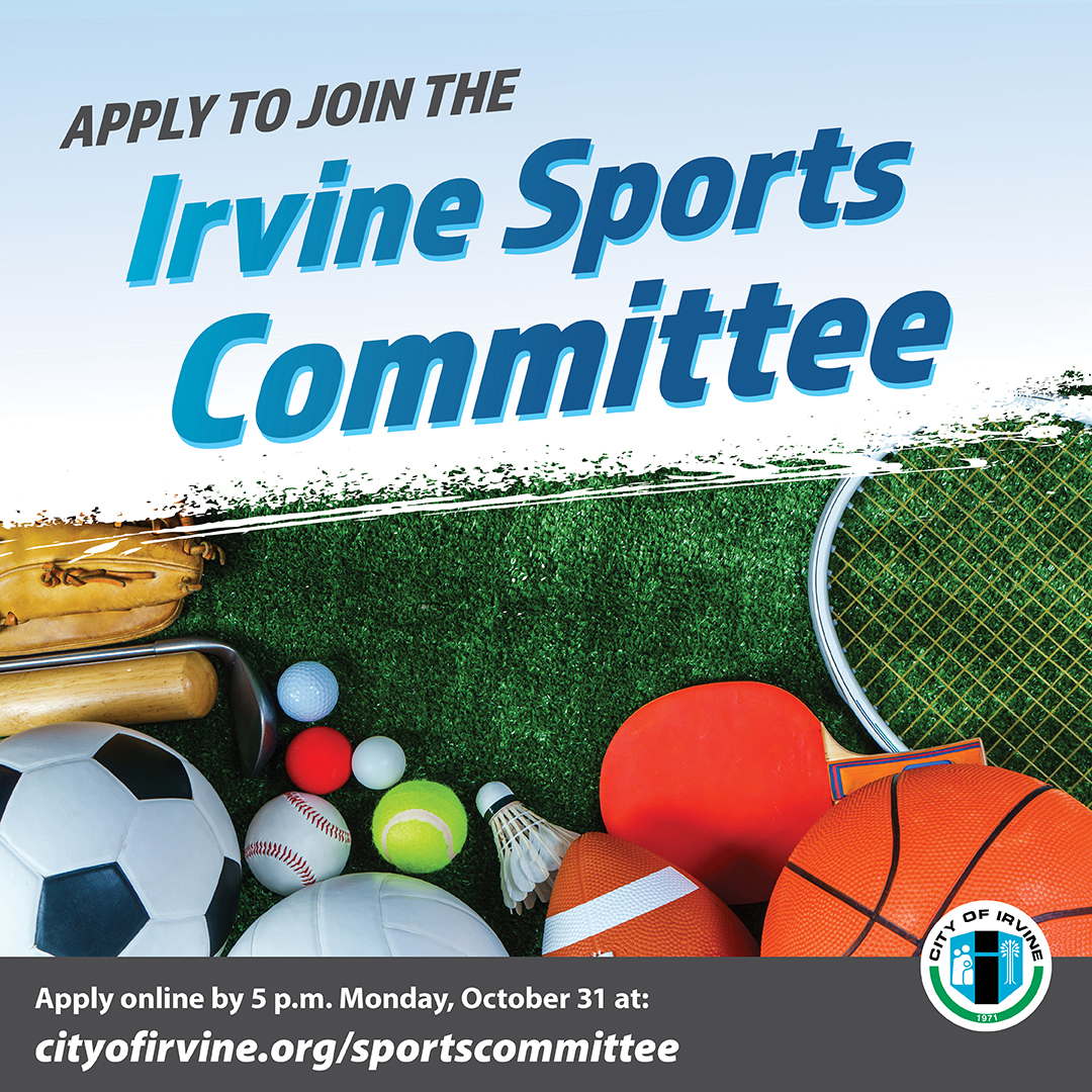 Apply for the Irvine Sports Committee