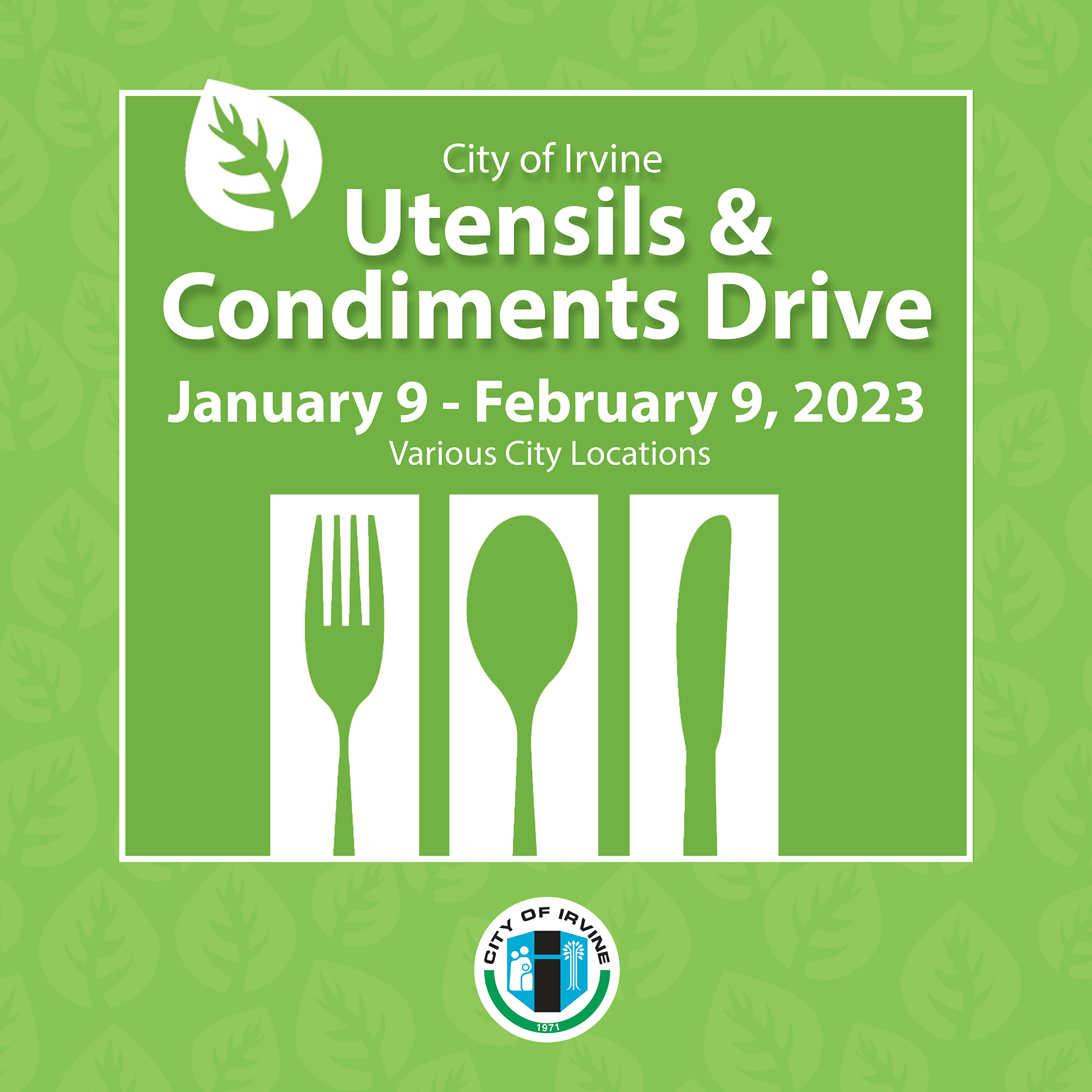 Utensils and Condiments Drive 