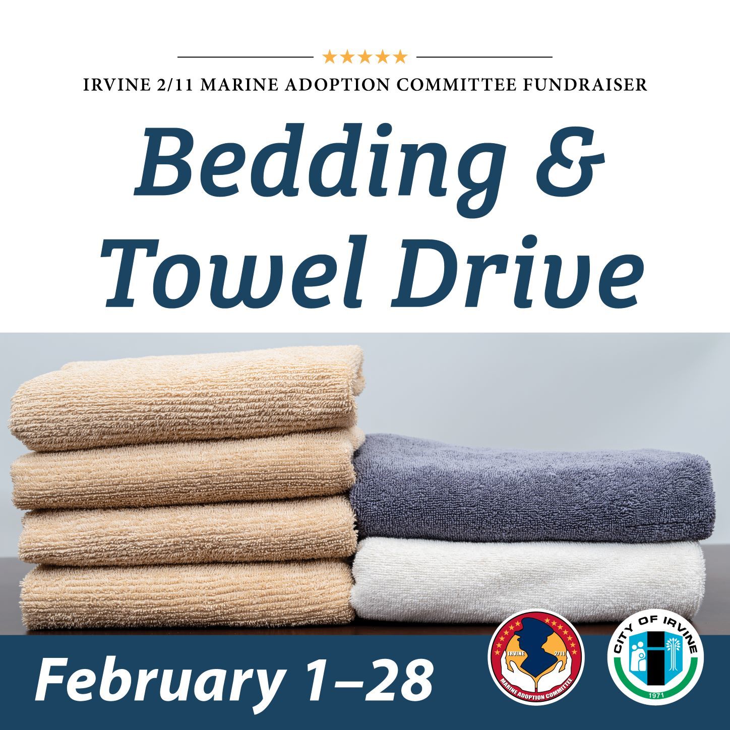 Bedding and Towel Drive