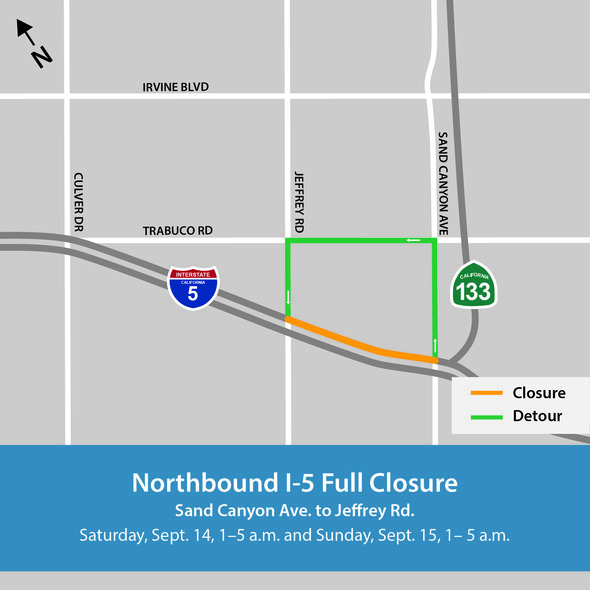 JOST Northbound I-5 Closures