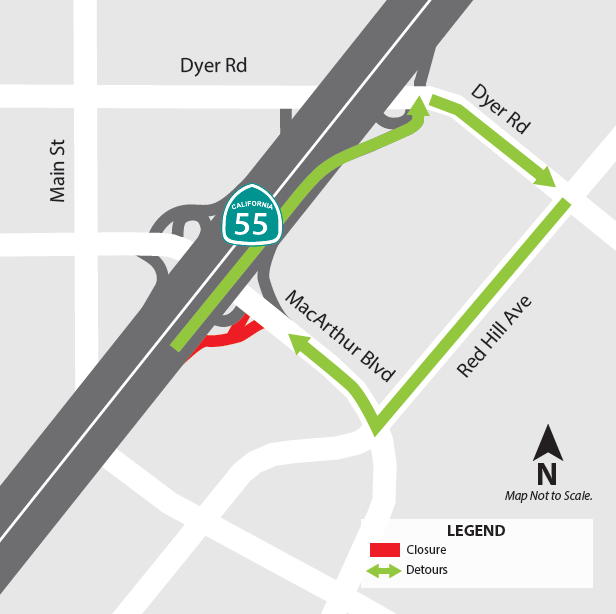 Sr-55 Off-Ramp Closure