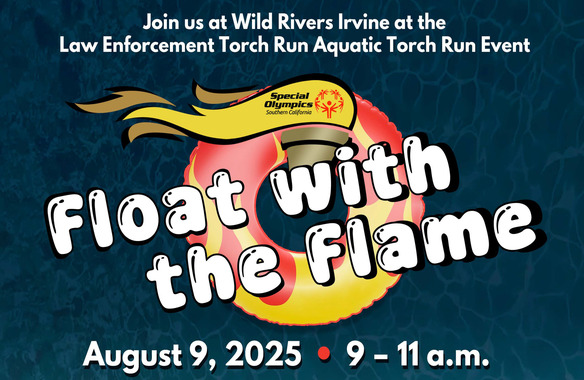 float with the flame