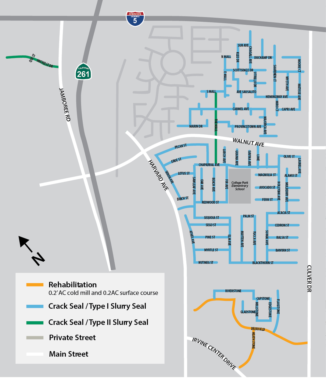 Street Rehabilitation & Slurry Seal Project