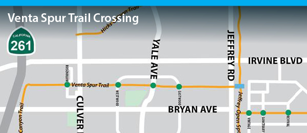 Venta Spur Trail Crossing