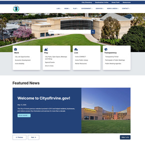 city of irvine homepage