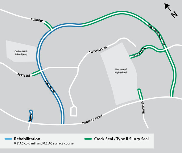 Street Rehabilitation and Slurry Seal - Orchard Hills 