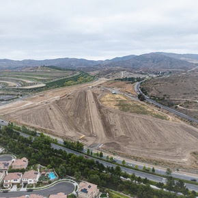 overview of construction site