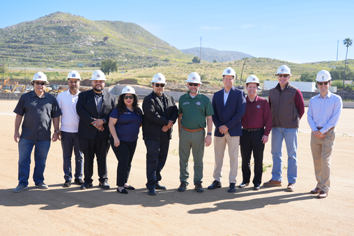 City officials at the Target Ground Breaking