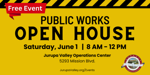 Public Works Open House banner