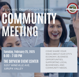 Econ Development Community Meeting