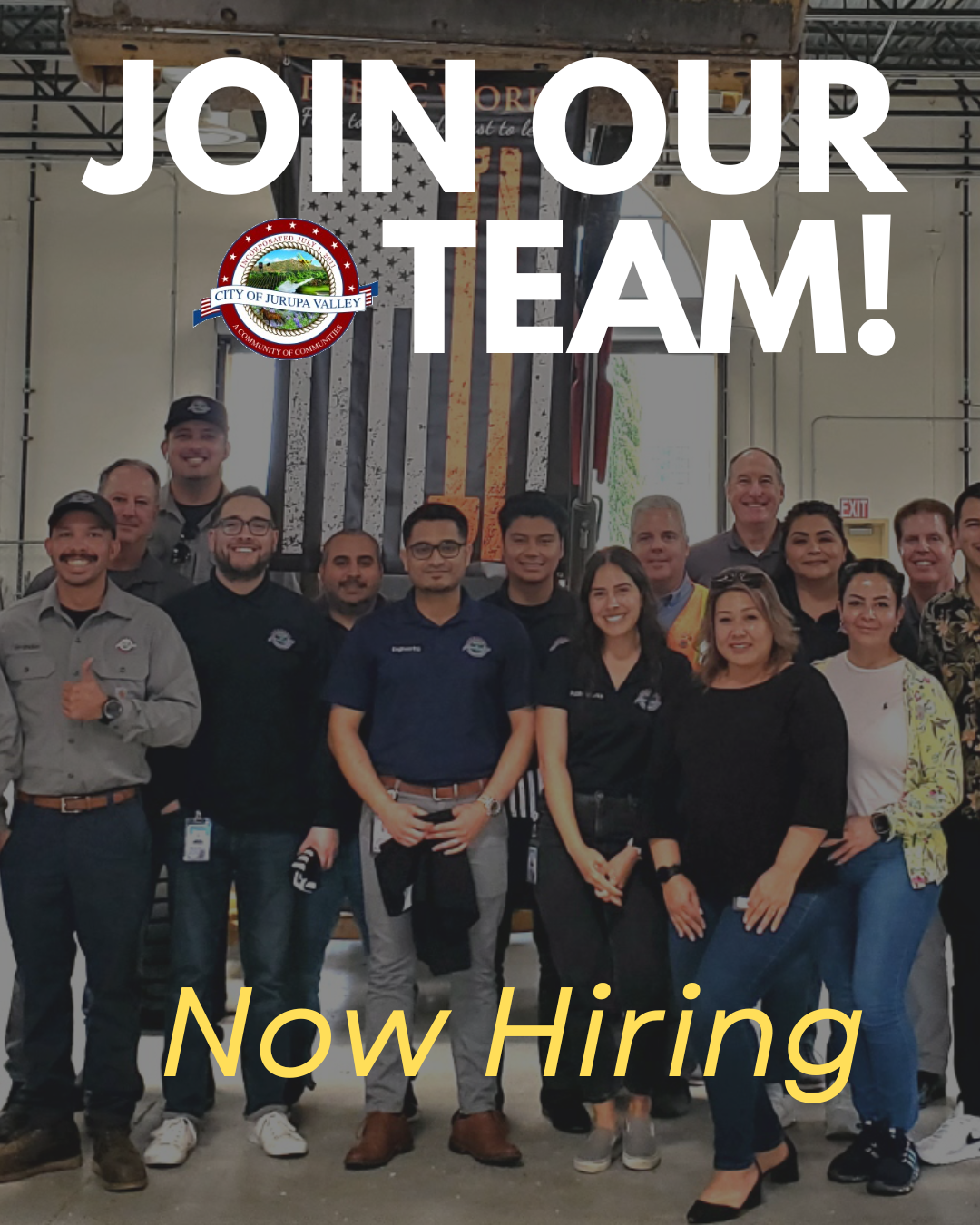 Join our Team... Now Hiring