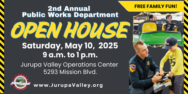 2nd Annual Public Works Open House on Saturday, May 10, 2025
