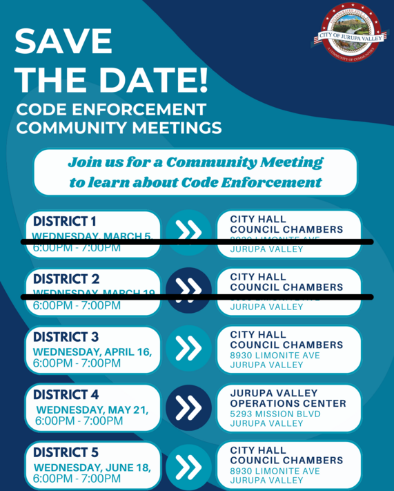Code Enforcement Meetings