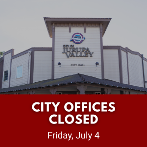 City Hall Closed July 4