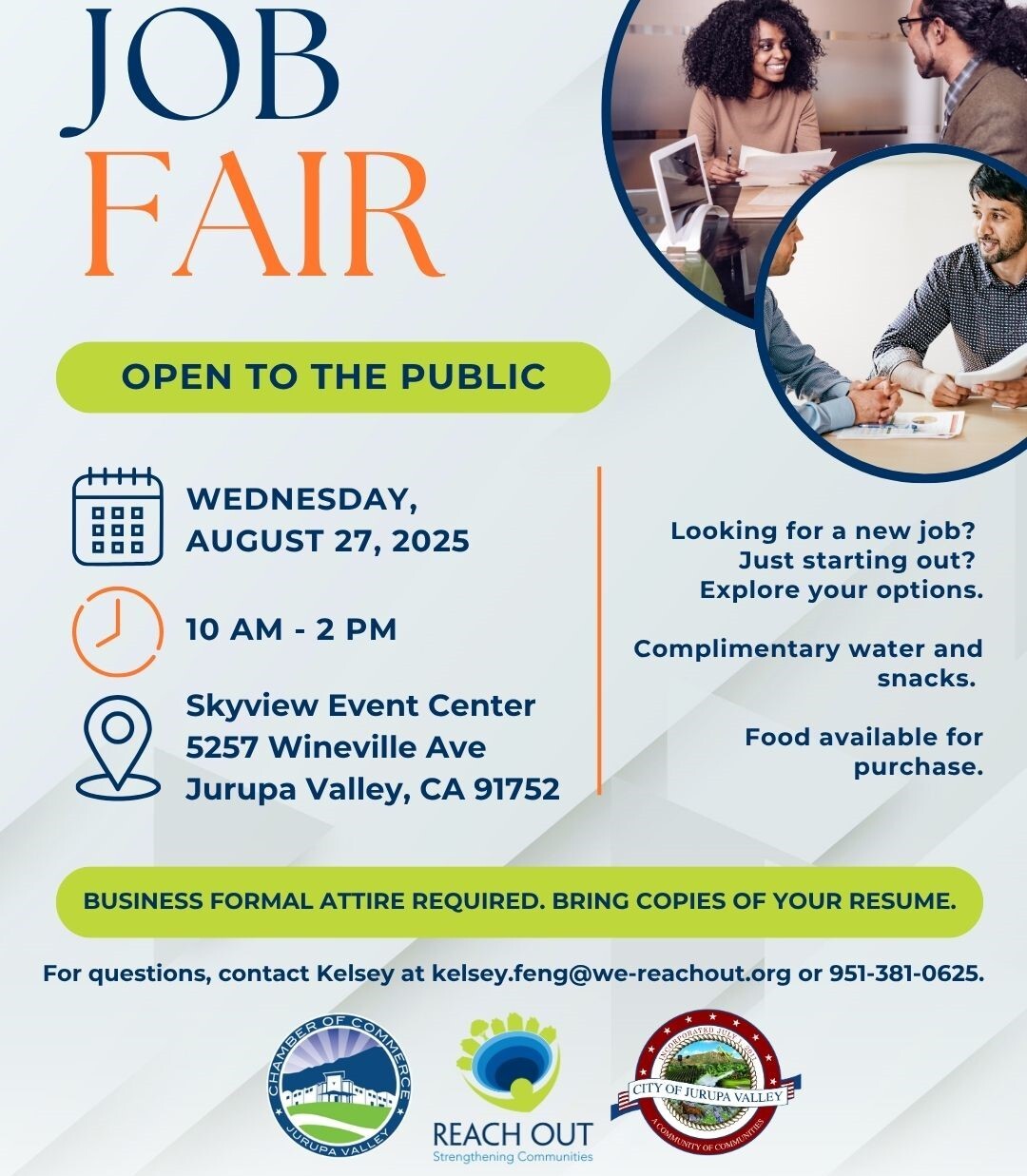 Job Fair Update