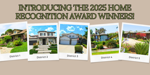 2025 Home Recognition Award Winners