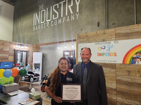 Industry Barber visit