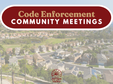 2026 Code Enforcement Community Meetings
