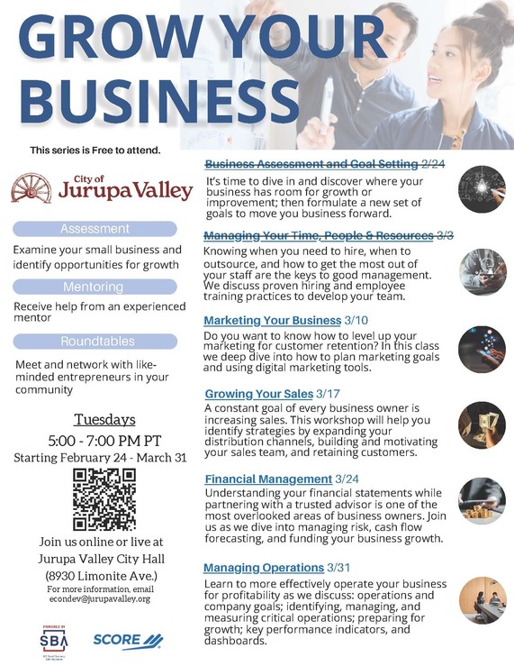 Grow your business flyer