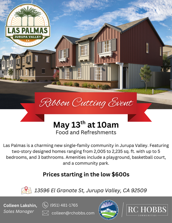 Las Palms Grand Opening Flyer