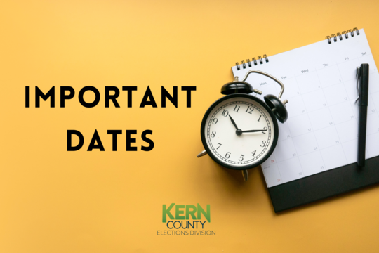Important Dates Sign