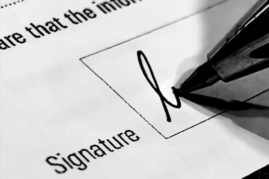 Ballot Signature