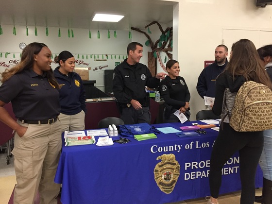 Probation Staff at Job fair