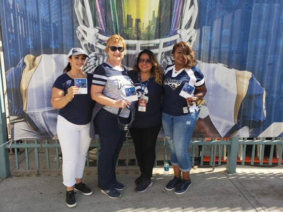 Probation at Football game encouraging Designated Drivers