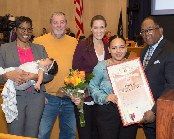 Photo from Board Recognition of Human Trafficking Awareness Month
