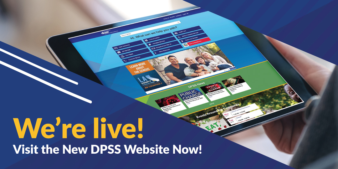 What is the new website for DPSS benefits?