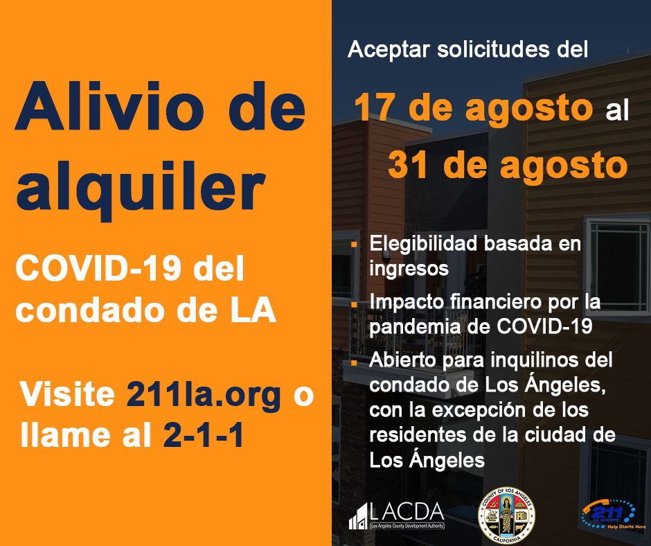 rent relief program Spanish