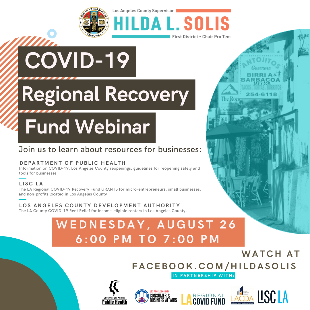 COVID-19 Regional Recovery Fund Webinar