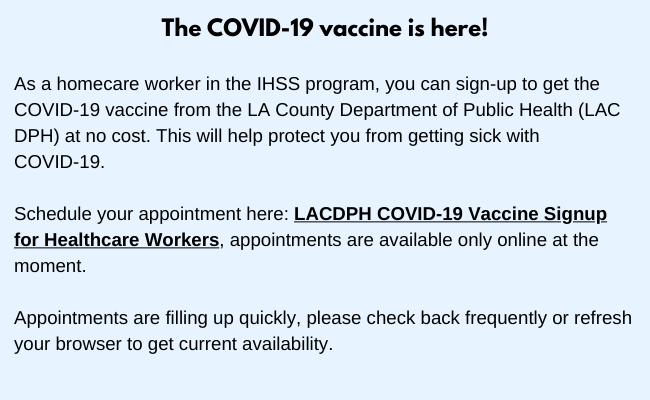 COVID-19 Vaccine is here