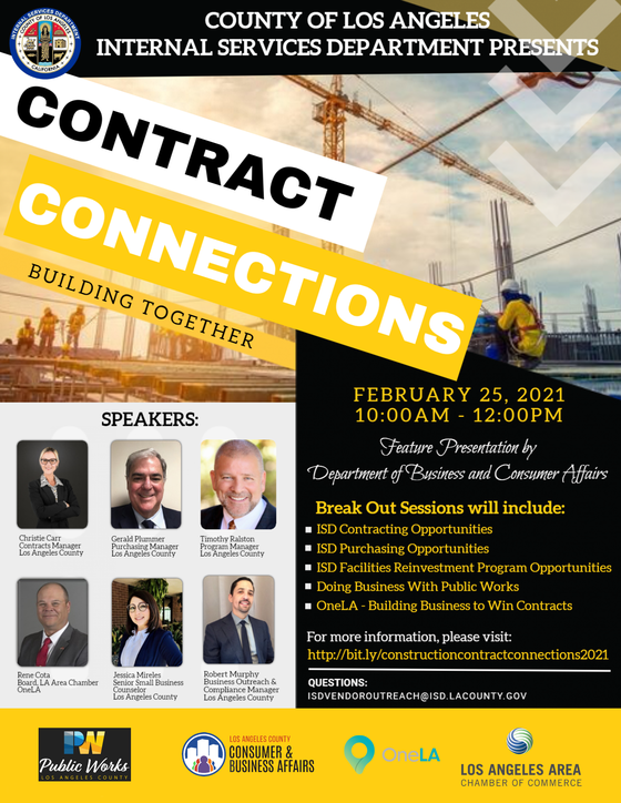 Contract Connections Event Flyer