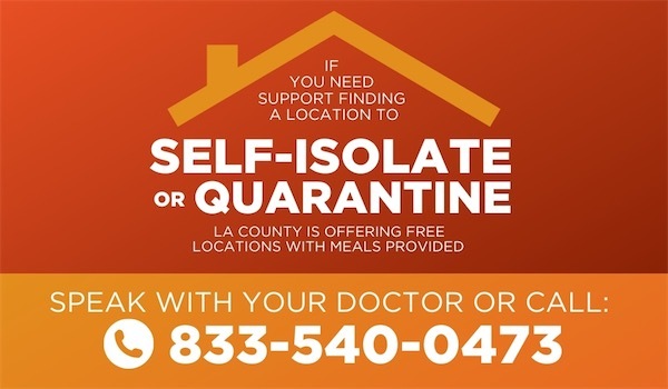 LA COUNTY IS OFFERING FREE LOCATIONS WITH MEALS PROVIDED. CALL 833-540-0473