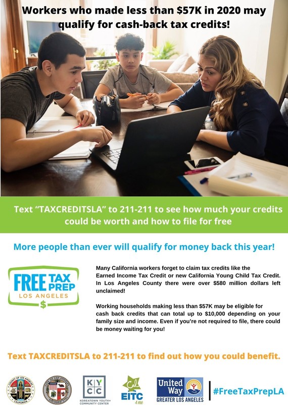 Free tax prep LA Flyer