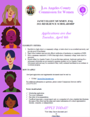 2021 Resilience Scholarship