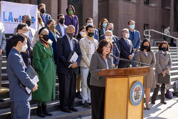 LA vs. Hate Press Conference