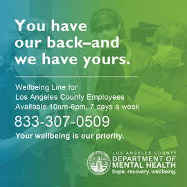 LACDMH Wellbeing Hotline