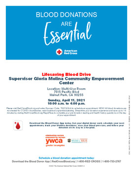 YWCA Blood Drive