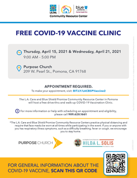 LA Care COVID vaccine clinic 2