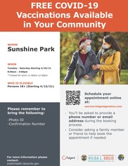 Sunshine Park Vaccine Clinic