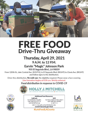 Earvin Magic Johnson Food Drive-Thry