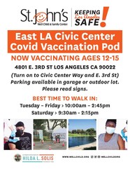 ELA Civic Center Vaccination Flyer