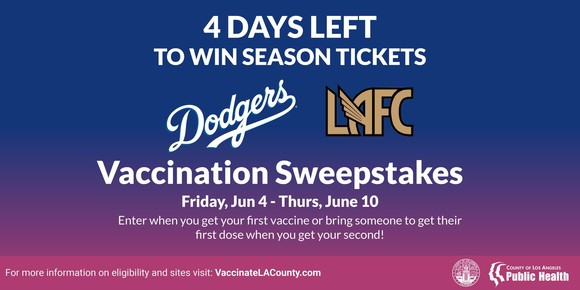 Vaccination sweepstakes