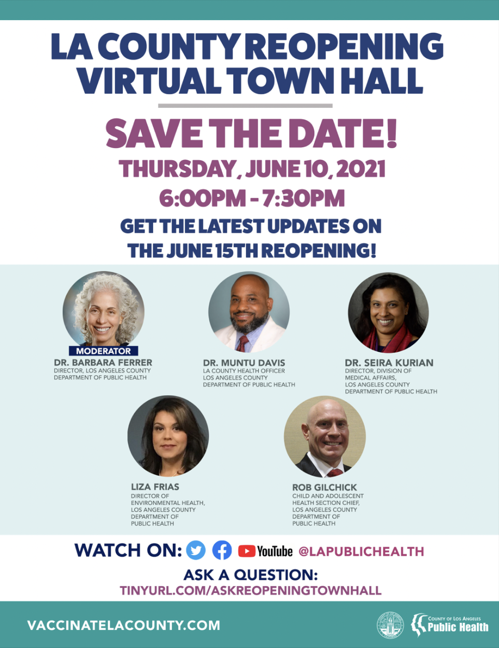 Reopening Virtual Town Hall